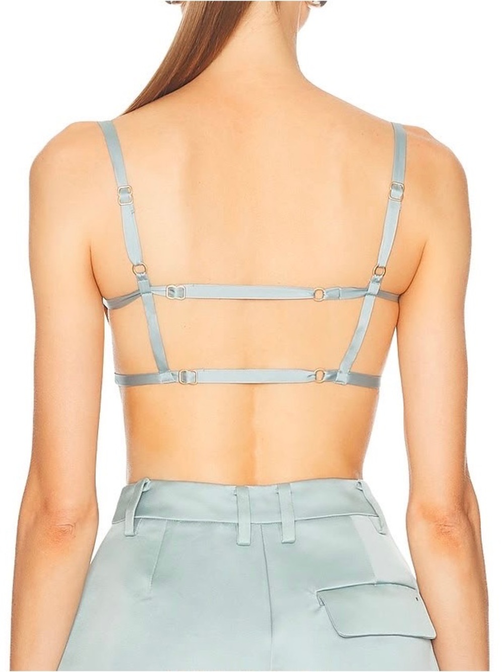 Cult Gaia Meadow Top in Hydrangea size 8 NWT